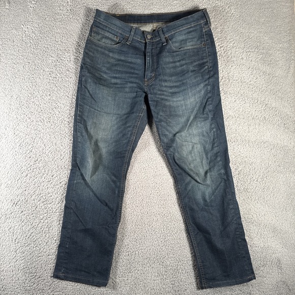 Levis 541 Jeans Mens 34x32 (fit 36x29) Blue Athletic Denim Pants Zip‎ Fly - Picture 1 of 13